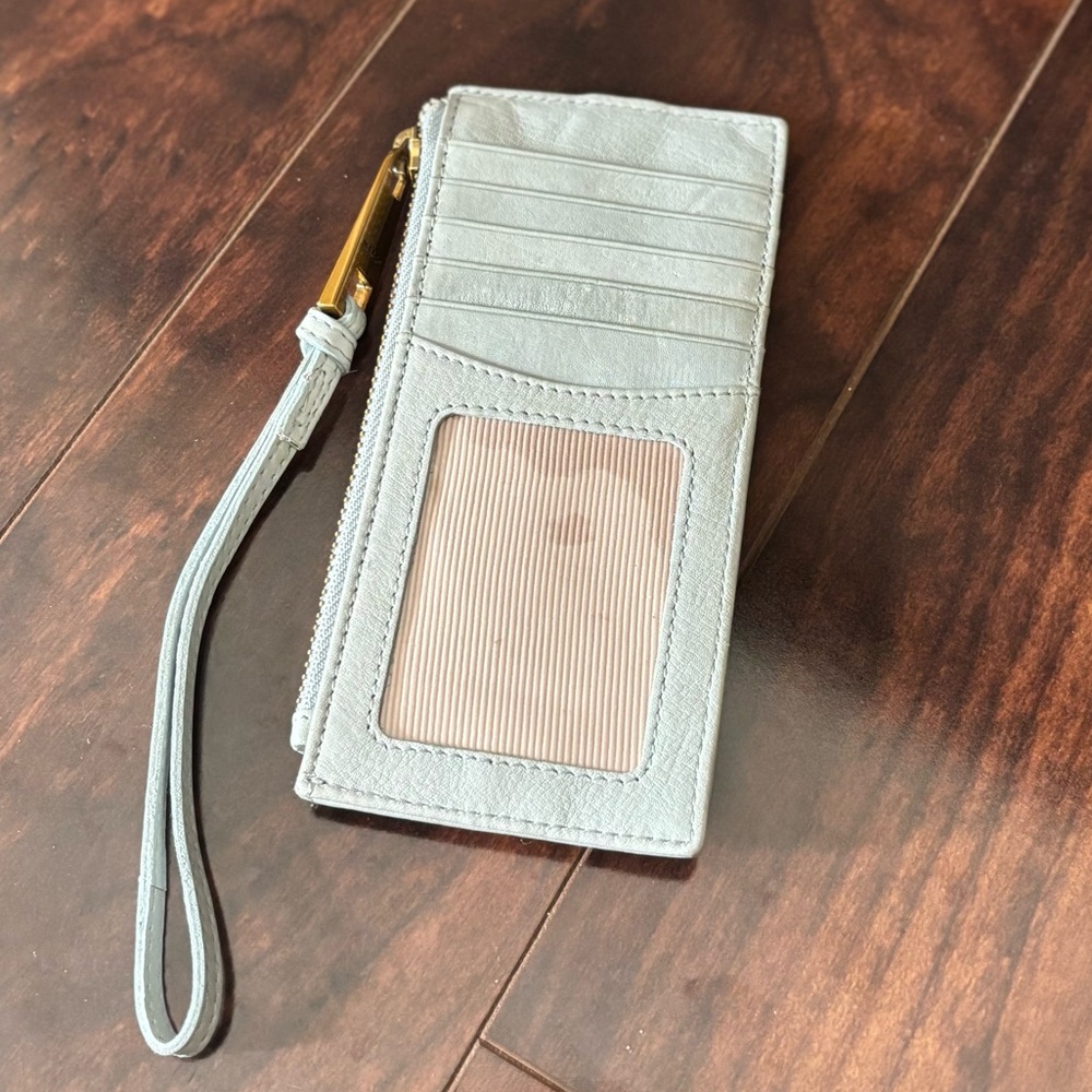 Margot New York Light Aqua Blue Leather Wallet - Picture 6 of 12
